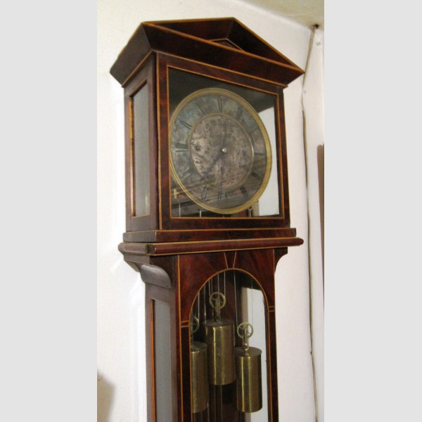 Wien Biedermeier Laterndluhr um 1815 3 Gewichte Wochengang 